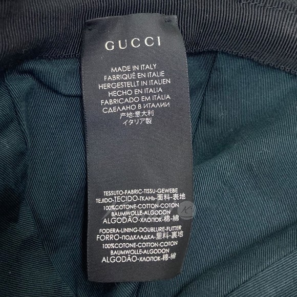 Gucci Interlocking GG Logo Cap Black - Picture 10 of 11